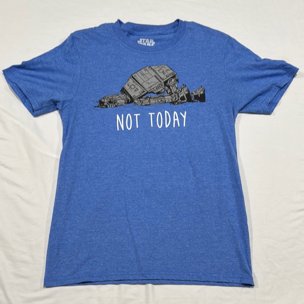 Star Wars Blue Short Sleeve Tee with Iconic Design